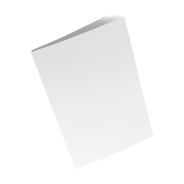 Boş, eğimli bir defter ya da kitapçık, yazma ya da çizim potansiyeli öneriyor.