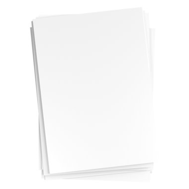 Yazılmaya ya da basılmaya hazır bir yığın boş kağıt..