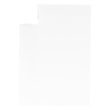 Çeşitli yazma ya da yazdırma amaçları için uygun boş beyaz bir sayfa..