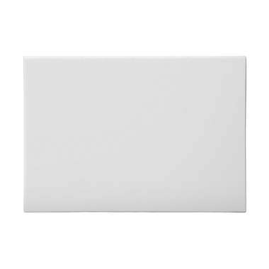 Düz beyaz dikdörtgen bir yüzey, yazı, çizim ya da arka plan gibi çeşitli kullanımlar için uygundur..