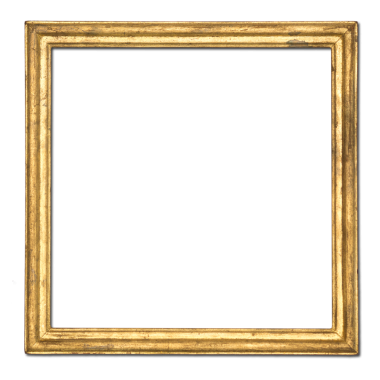 Sade arkaplanda izole edilmiş klasik fotoğraf çerçevesi, tasarım projesi için element kullanılabilir.