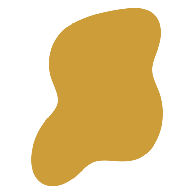 Pürüzsüz, soyut bir şekil sıcak altın renginde, grafik tasarımı veya sanatsal projeler için ideal.