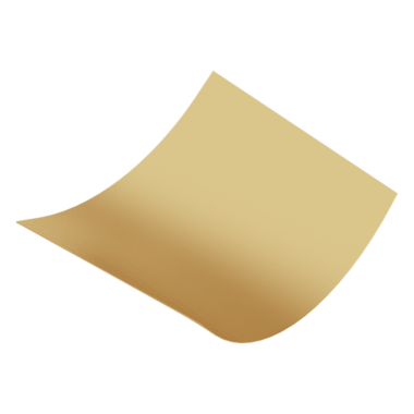 Basit, eğri bir bej kağıt yaprağı, genellikle notlar ve hatırlatıcılar için kullanılır..