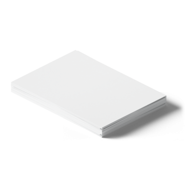 Boş bir kağıt yığını, yazmak, yazdırmak ya da çizmek için ideal.