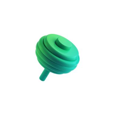 Eğlence ve oyun için tasarlanmış renkli bir top oyuncak..