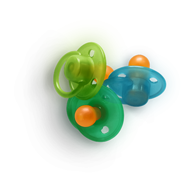 Daha çok anaokulu projelerinde kullanılmak üzere izole edilmiş, sade bir bebek ekipmanı konsepti..