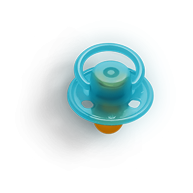 Daha çok anaokulu projelerinde kullanılmak üzere izole edilmiş, sade bir bebek ekipmanı konsepti..