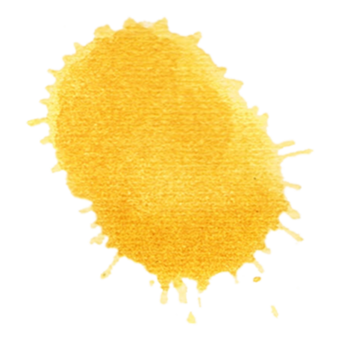 Canlı sarı bir suluboya sıçrama, yaratıcı tasarımlar ve arka planlar için ideal..