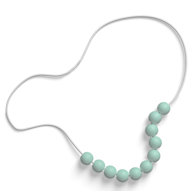 Üst görünüm gerçekçi boncuk boyun sade arka planda daha az izole, element tasarımları için kullanışlı.