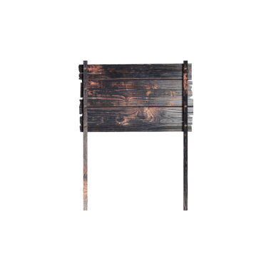 Köy tarzı bir tabela, muhtemelen bilgi amaçlı ya da yönsel amaçlar için kullanılır..