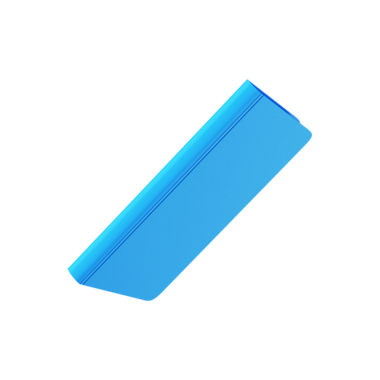 Basit bir arka planda izole edilmiş, dizayn ögesine uygun şirin bir 3 boyutlu şekil konsepti..