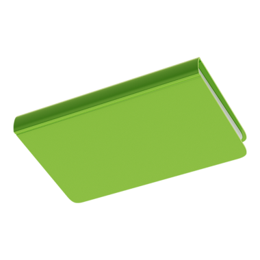 Basit bir arka planda izole edilmiş, dizayn ögesine uygun şirin bir 3 boyutlu şekil konsepti..