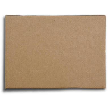 Sade kahverengi bir karton kutu, genellikle nakliye ve ambalaj malzemeleri için kullanılır..