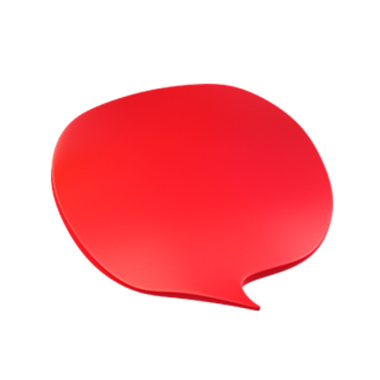 Basit bir arka planda izole edilmiş, sizin tasarım elemanınıza uygun şirin bir 3B şekil baloncuğu konuşma konsepti.