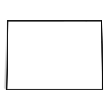 Sade arkaplana karşı çeşitli fotoğraf çerçeveleri gerçekçi görünüm.