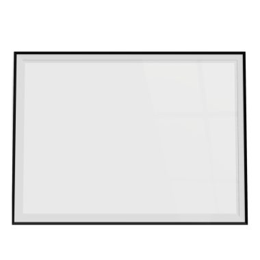 Sade arkaplana karşı çeşitli fotoğraf çerçeveleri gerçekçi görünüm.