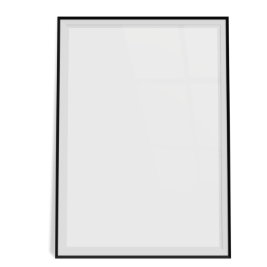 Sade arkaplana karşı çeşitli fotoğraf çerçeveleri gerçekçi görünüm.