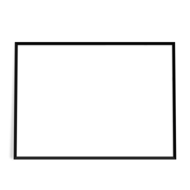 Sade arkaplana karşı çeşitli fotoğraf çerçeveleri gerçekçi görünüm.