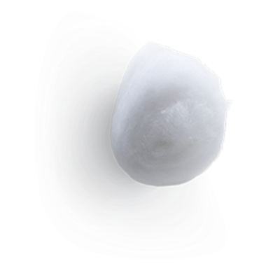 Arkaplanda izole edilmiş pamuk duvar topu konsepti, çoğunlukla moda projelerinde kullanılmak için çok uygun..