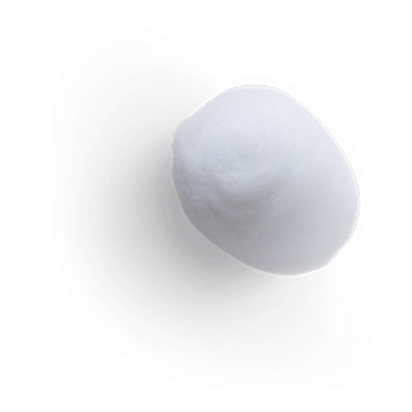 Arkaplanda izole edilmiş pamuk duvar topu konsepti, çoğunlukla moda projelerinde kullanılmak için çok uygun..