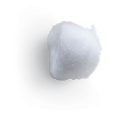 Arkaplanda izole edilmiş pamuk duvar topu konsepti, çoğunlukla moda projelerinde kullanılmak için çok uygun..