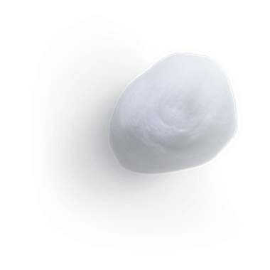 Arkaplanda izole edilmiş pamuk duvar topu konsepti, çoğunlukla moda projelerinde kullanılmak için çok uygun..