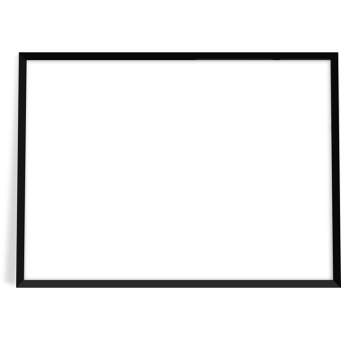 Sade arkaplana karşı çeşitli fotoğraf çerçeveleri gerçekçi görünüm.