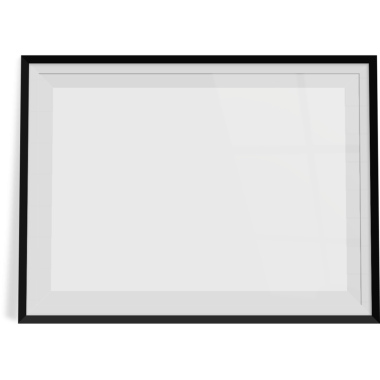 Sade arkaplana karşı çeşitli fotoğraf çerçeveleri gerçekçi görünüm.