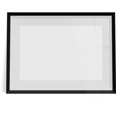 Sade arkaplana karşı çeşitli fotoğraf çerçeveleri gerçekçi görünüm.