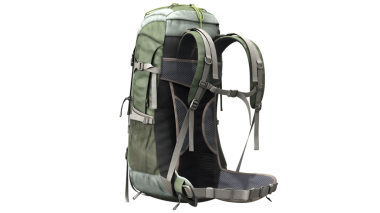 Bu ergonomik yeşil sırt çantasında uzun yürüyüşler sırasında rahatlamak için havalandırmalı bir arka panel bulunur. Dayanıklı materyalleri onu açık hava maceraları için uygun kılıyor..