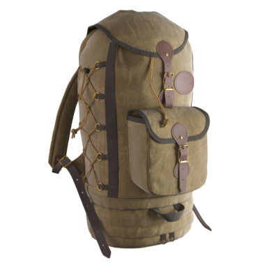 Birden fazla cepleri ve deri aksanı olan, engebeli, klasik bir sırt çantası. Açık hava maceraları için ideal..