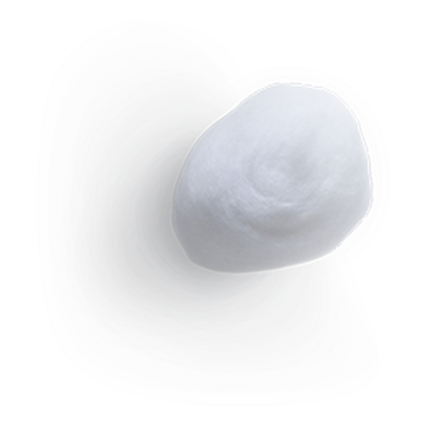 Arkaplanda izole edilmiş pamuk duvar topu konsepti, çoğunlukla moda projelerinde kullanılmak için çok uygun..