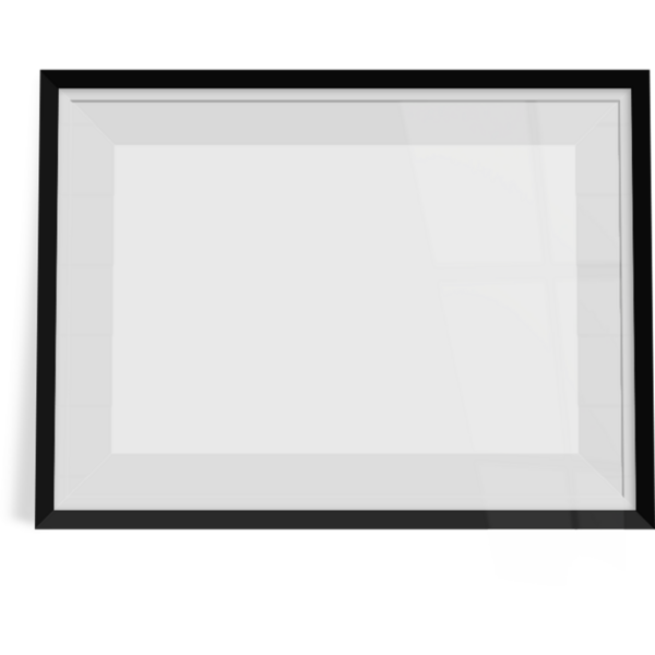 Sade arkaplana karşı çeşitli fotoğraf çerçeveleri gerçekçi görünüm.