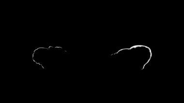 Yumuşak Dalgalar ve Bulutlarla Okyanusun Üzerinde Huzurlu Günbatımı