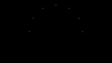 Soyut Hareket Efektleriyle Canlı Mor Sarmal Tasarım