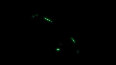 Gelecekçi Arkaplan ve Tasarımlar için Dinamik Neon Işığı Efektleri