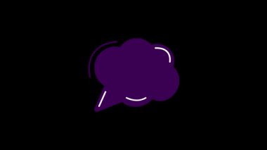 Dynamic Communication Visuals için yaratıcı Animasyon Konuşma Kabarcığı Tasarımı