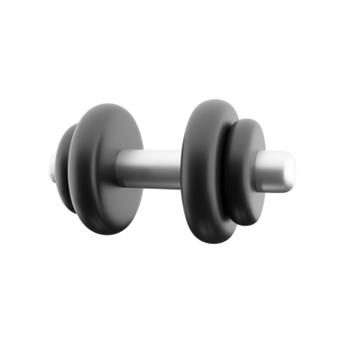 Ağırlık çalışması ve spor yapmak için kullanılan siyah ve gümüş bir halterdir..