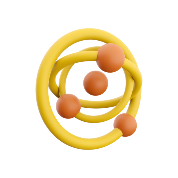 Pembe, sarı ve turuncu boncuklu renkli bir abaküs, temel sayma ve aritmetik becerilerini öğretmek için kullanılır..