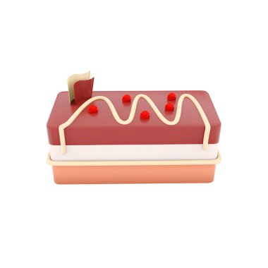 Katmanlı renkli bir tatlı, dekoratif malzemeler, ve neşeli bir tasarım, kutlamalar ya da özel durumlar için mükemmel..