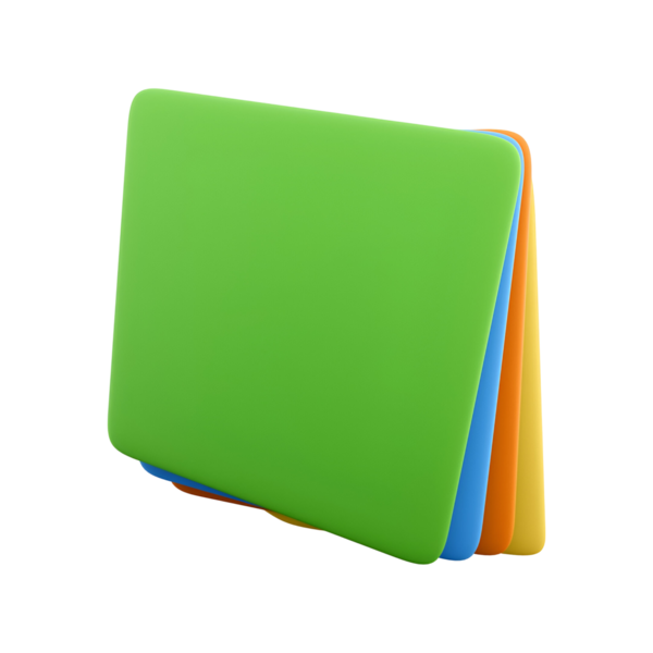 Belge ya da dosyaları düzenlemek için ideal renkli dizin koleksiyonu.