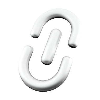 Bir ataçın minimalist tasarımı bağlılığı ve bağlantıyı sembolize eder.