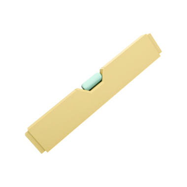 Minimalist, açık renkli yeşil aksanlı bir ambalaj tasarımı bir ürün için modern bir estetik öneriyor..