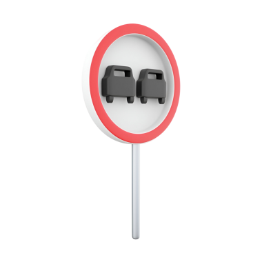 İçinde iki siyah araba silueti olan dairesel bir trafik levhası park yasağı ya da park yasağı olduğunu gösteriyor..