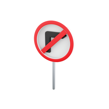 Sağa dönmenin yasak olduğunu belirten bir sağa dönüş işareti.