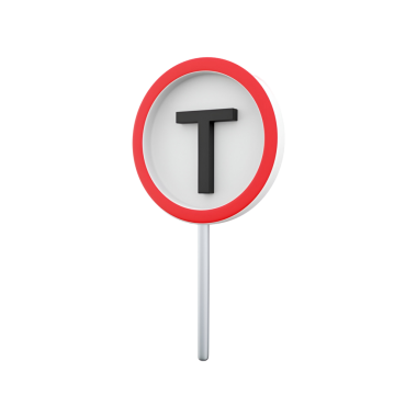 Kırmızı kenarlı beyaz bir zemin üzerinde kalın bir 