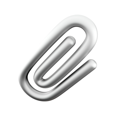 Metalik bir ataç, organizasyonu sembolize eden ve belgelerde veya dijital iletişimde yer alan bir resim.