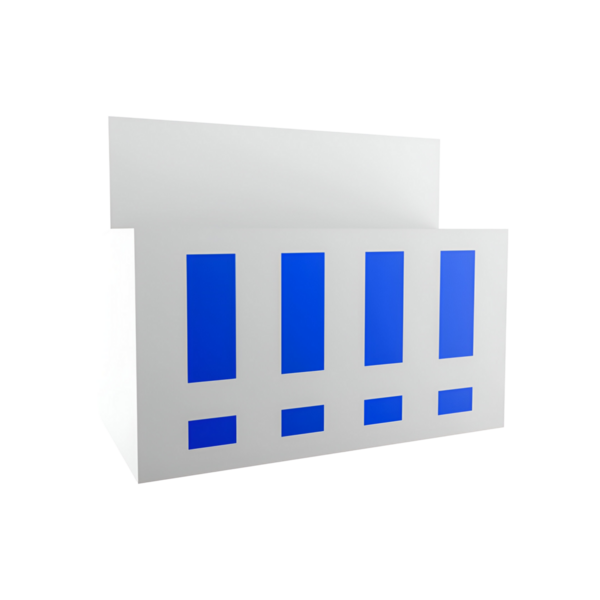 Mavi ünlem işaretli bir kutunun stilize bir temsili, vurgu ya da önem öneriyor..