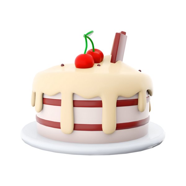 Kirazlı ve çikolatalı lezzetli bir pasta. Kutlamalar ve tatlılar için mükemmel..