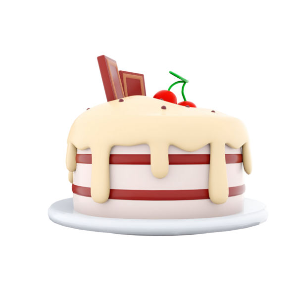 Kirazlı ve çikolatalı lezzetli bir pasta. Kutlamalar ve tatlılar için mükemmel..